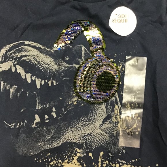 Epic Threads | Boy's T-shirt | Navy | Sequins | Various Sizes - Picture 2 of 3